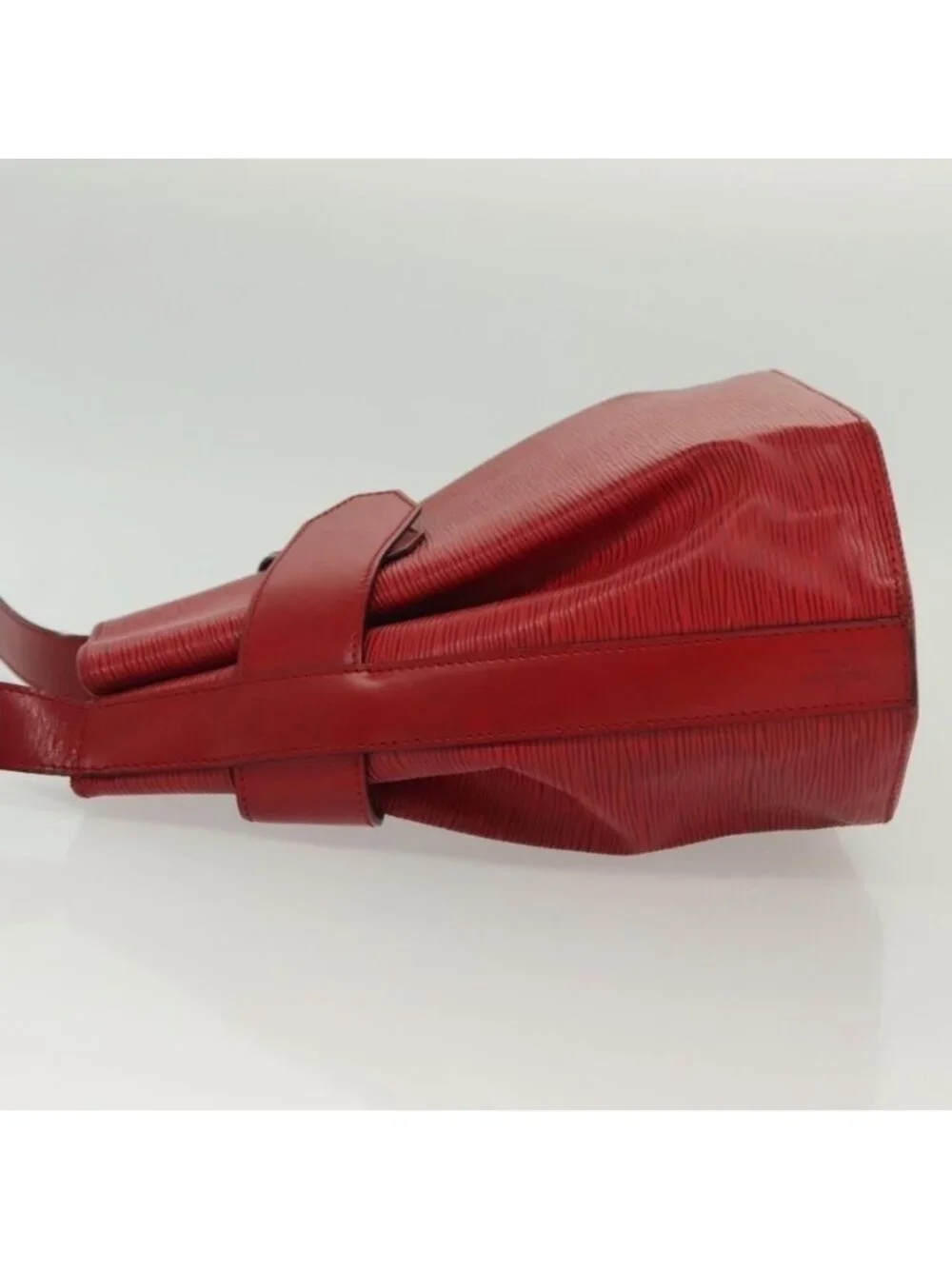 Authentic LOUIS VUITTON Epi Sac Depaule PM Shoulder Bag Red M80207 LV